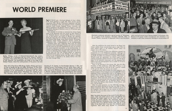 Premiere of Winchester 73 movie at the Shubert