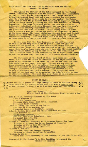 Citizen's Ad Hoc Committee to support the Winchester Strikers